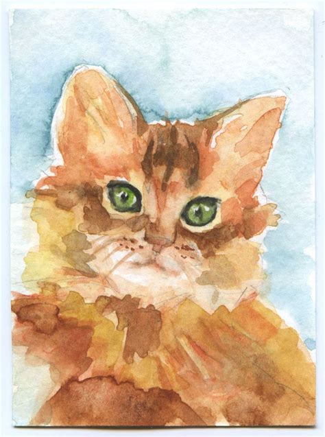 11 How To Paint A Cat In Watercolor Ideas Paintqj
