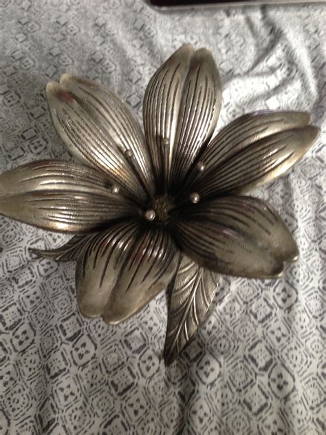 Metal Flower Possible Candle Holder Instappraisal