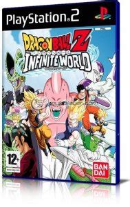 Infinite world, (ドラゴンボールzインフィニットワールド, doragon bōru zetto infinitto wārudo) is a video game based on the anime and manga series dragon ball z and was developed by dimps and published in north america by atari for the playstation 2 and europe and japan by namco. Dragon Ball Z: Infinite World - ps2 - Multiplayer.it