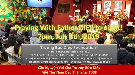 Cha Truong Buu Diep Prayer Capitalcamp