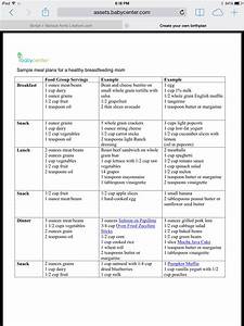 Sample Meal Plan For Healthy 