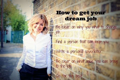 Tips to get your dream job! | Find a person, Dream job, Dreaming of you