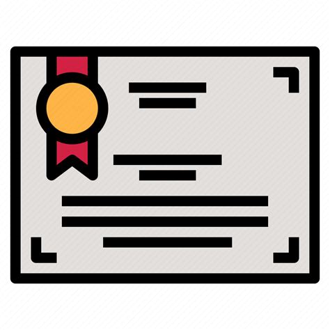 Award Certificate Icon Download On Iconfinder
