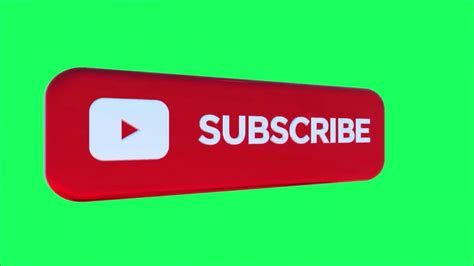 Youtube subscribe button animation free download; Green screen subscribe button original//free download part ...