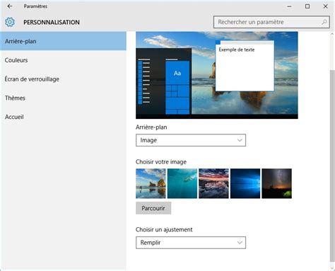 Windows 10 Modifier Larrière Plan Et Les Couleurs Du Bureau Médiaforma