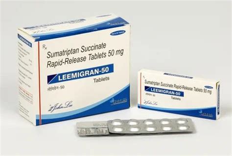 Leemigran Sumatriptan Succinate Tablets At Rs Stripe In Mumbai Id