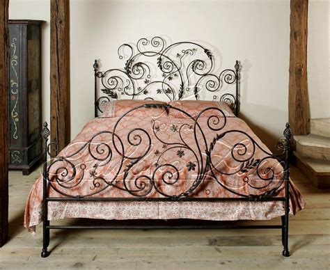 Beds Made Of Wrought Iron Forged And Painted By Hand Wrought Iron Bed