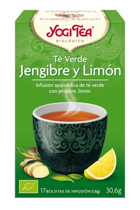 T Verde Jengibre Y Lim N Yogi Tea Bolsitas