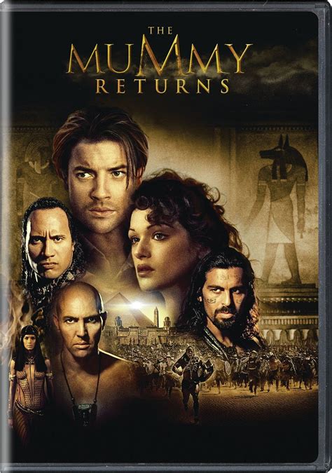 When arnold vosloo's and patricia velasquez's credits appear, a mummy is seen in the background. The Mummy Returns DVD Release Date