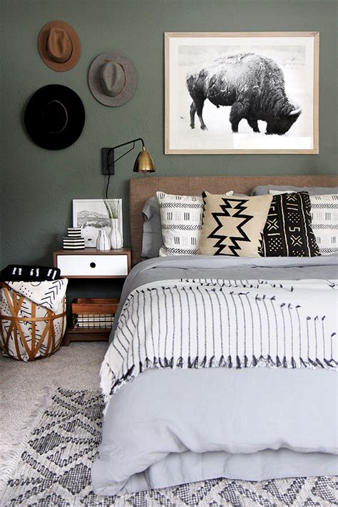 Bedroom ideas, decor, decorating inspiration and tutorials on pinterest. » I SPY DIY DESIGN | Woodsy Bedroom Makeover
