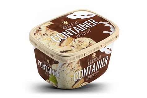 Download This Free Ice Cream Gallon Mockup In Psd