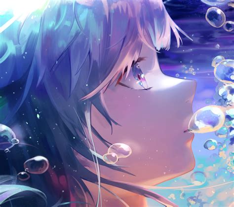 Download Bubble Anime Girl Anime Girl Hd Wallpaper By Leiq