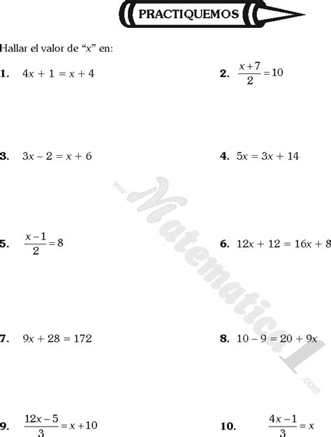 Matematicas Ecuaciones