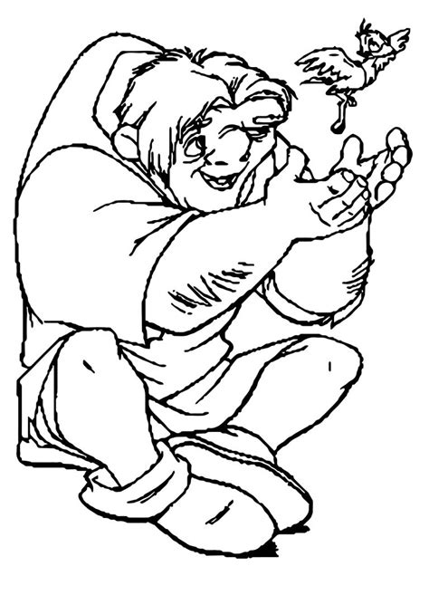 The Hunchback Of Notre Dame Gargoyles Coloring Page Cartoon Coloring