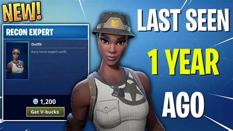 Recon Expert Is Now The Rarest Skin In Fortnite Youtube
