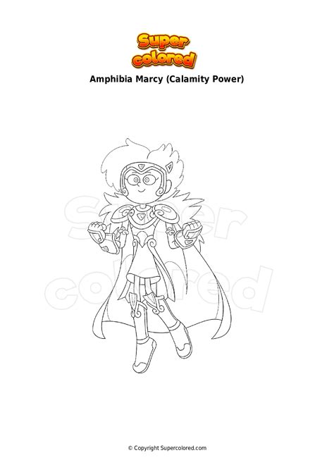Ausmalbild Amphibia Marcy Calamity Power Supercolored - vrogue.co