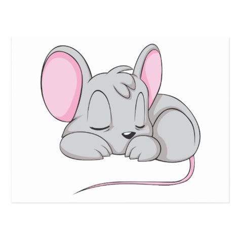 Sleep Baby Mouse Rat Nap Shirt Postcard Zazzle