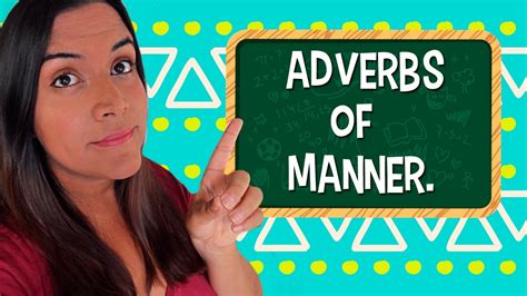 Aprende En Inglés Los Adverbios De Modo Adverbs Of Manner Youtube