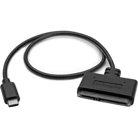Startech Com Usb C To Sata Adapter For Sata Drives Uasp External Hard Drive Cable Usb