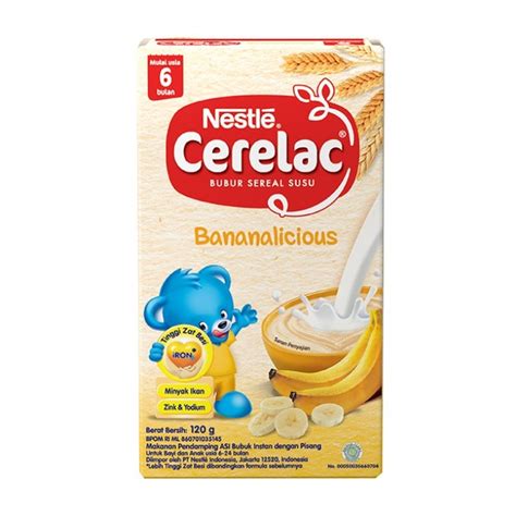 Jual Nestle Cerelac Bubur Cereal Bananalicious 120 Gr Shopee Indonesia