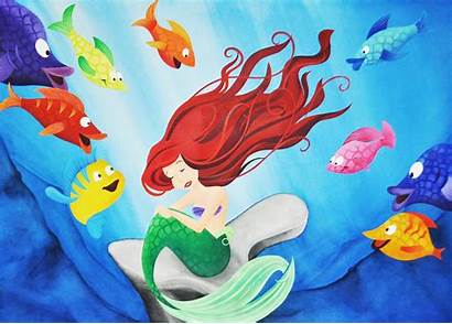Mermaid Desktop Ariel Wallpapers Wallpapersafari