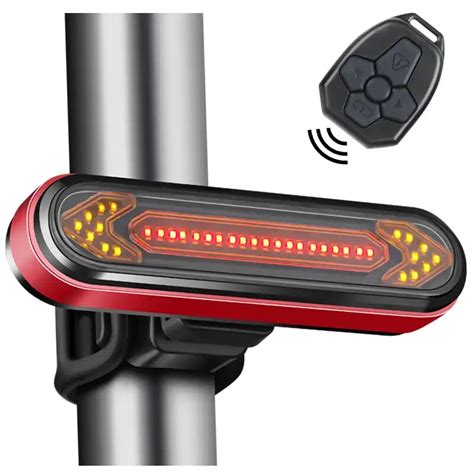 Led Bicycle Indicator Bike Rear Tail Lamp Turn Signal Light Wireless