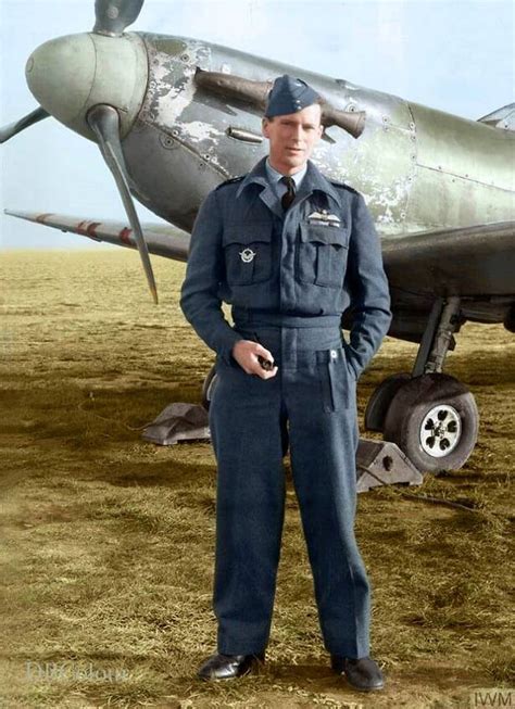 Squadron Leader John Milne Johnny Checketts Dso Dfc Rnzaf Fighter
