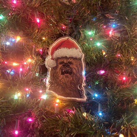 Chewbacca Star Wars Christmas Ornament Etsy