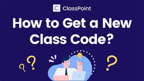 How To Get A New Classpoint Class Code Classpoint Faq Youtube