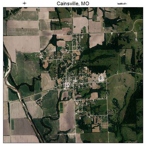 Aerial Photography Map Of Cainsville Mo Missouri