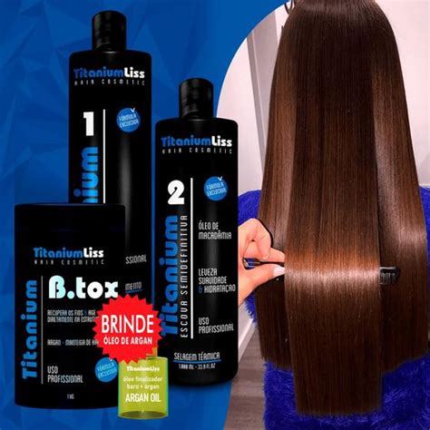 Progressiva Semi Definitiva Titanium Liss Kit 2x1 Botox Progressiva