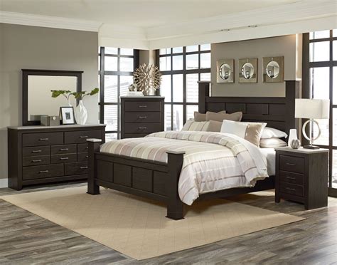 It is important that the ceiling is painted in a flat pain, and the it is not recommended to have a vibrant contrast between the furniture and the color of the walls because that will draw more attention to the dark. Standard Furniture Stonehill Brown 2pc Bedroom Set with ...
