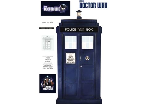 Tardis Fathead Wall Decal Wall Decals Entertainment Wall Entertaining