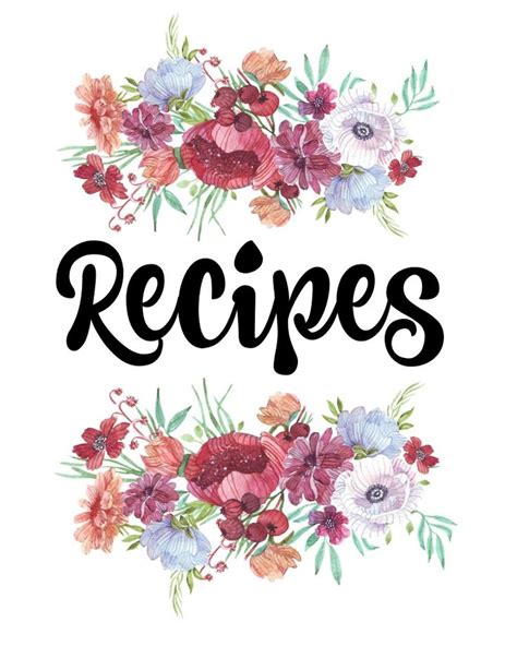 You can get the dr. finally organize your recipes with this free printable ...