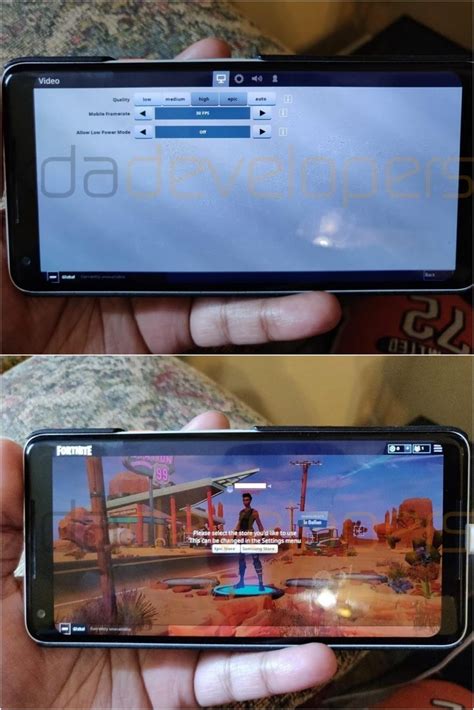 Leaked Fortnite Mobile Gameplay On Samsung Galaxy S9