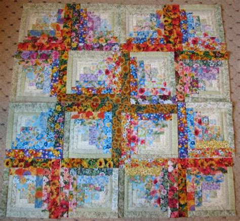 Check spelling or type a new query. Floral Fabric Log Cabin You Won't Need Patience It's ...
