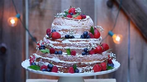 Naked Wedding Cake Gemmas Bigger Bolder Baking