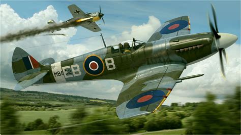 Spitfire Mk Xii By Adam Tooby Aircraft Art Aviation Art Supermarine