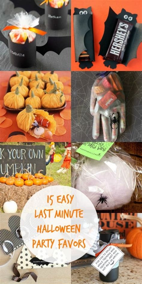 15 Easy Last Minute Halloween Party Favor Ideas Ella Claire