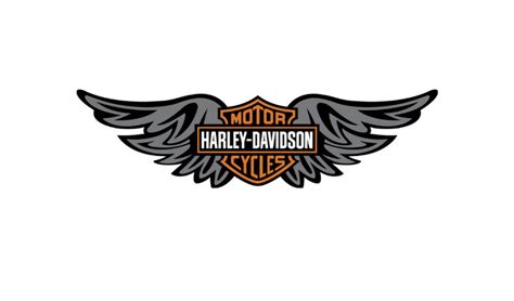 Harley Davidson Wings Logo In Hd Svg File Png File Pdf Etsy