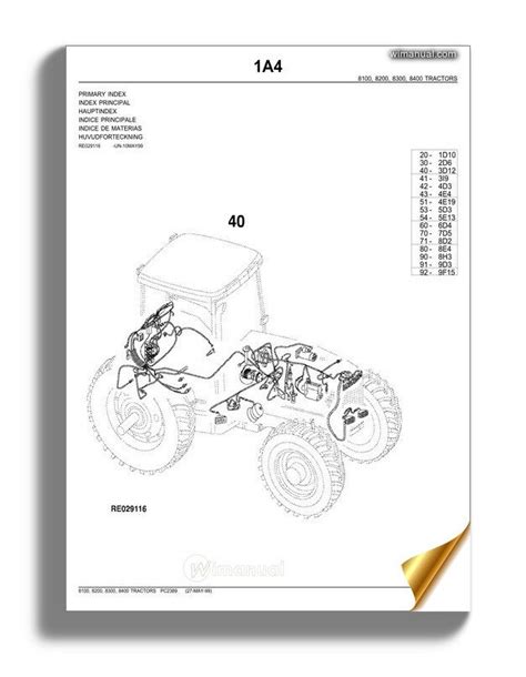 John Deere 8400 Parts Catalog