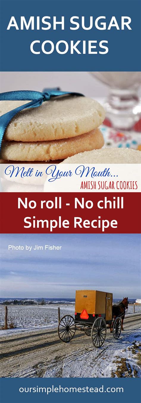 I've been making this for a while now, actually on a weekly basis. Melt in Your Mouth Amish Sugar Cookies