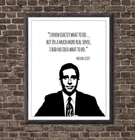 Office Print The Office Printables Office Tv Show Quotes Michael Scott Quote Michael Scott