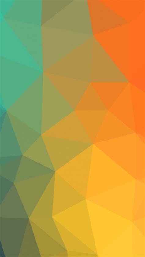 Orange And Turquoise Galaxy 640x1136 Wallpaper