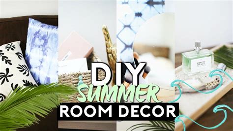 diy summer room decor tumblr inspired 2017 minimal and easy youtube