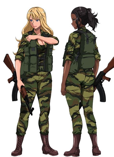 Modern Warriors Anime Warrior Anime Military Soldier
