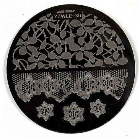 Stamping Plate Yzwle 30 Nail Art From Naio Nails Uk