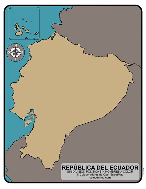 Mapa De Ecuador Con Nombres De Provincias Y Capitales Para Colorear Celeb Rrima Com