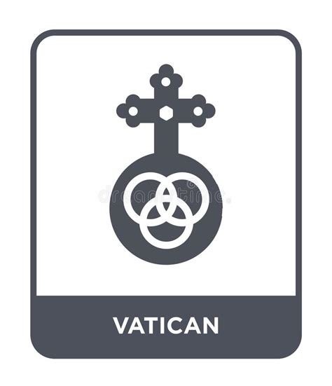 Vatikan-Flaggenvektorillustration Vatikan-Flagge Vektor Abbildung ...