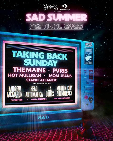 Sad Summer Festival Taking Back Sunday The Maine Pvris Hot Mulligan And Mom Jeans Tickets